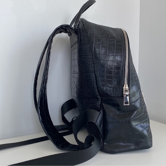 Embossed aligator leather backpack main image 10